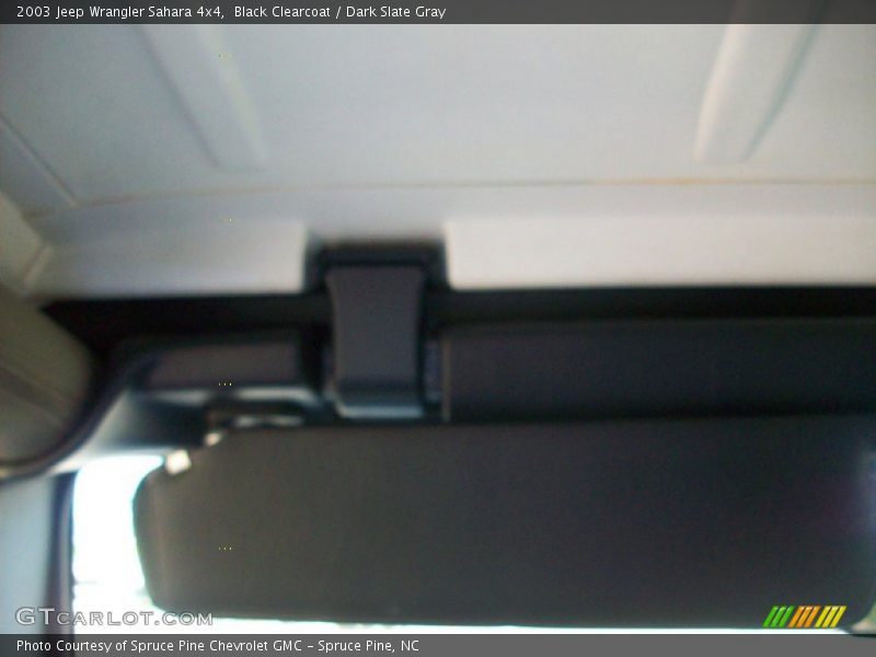 Black Clearcoat / Dark Slate Gray 2003 Jeep Wrangler Sahara 4x4