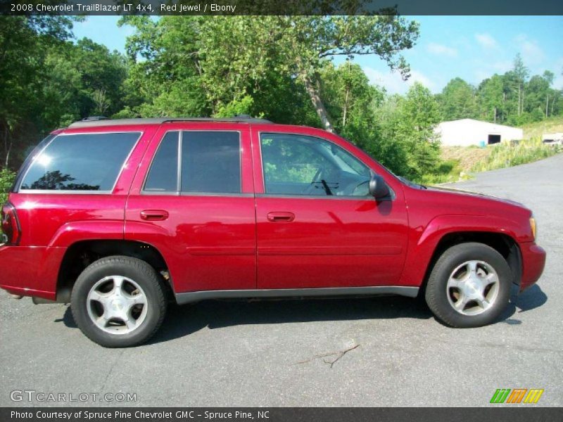 Red Jewel / Ebony 2008 Chevrolet TrailBlazer LT 4x4