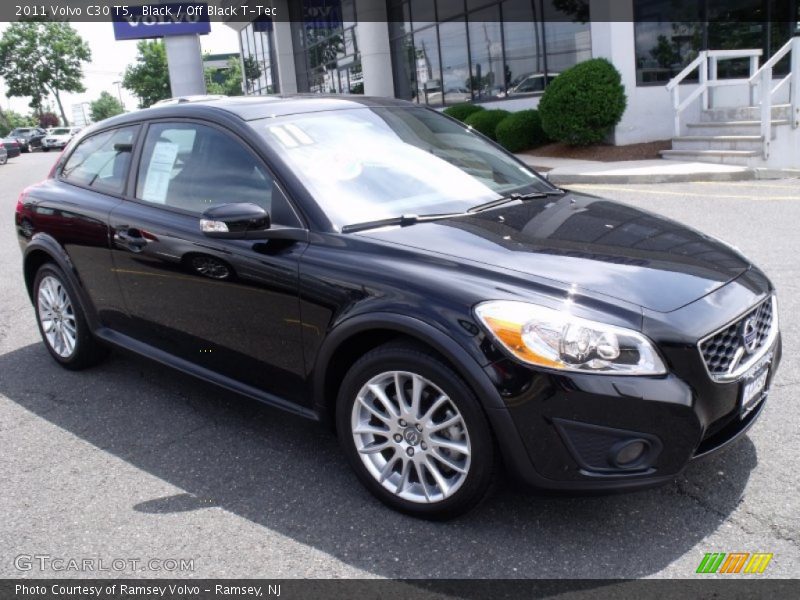 Black / Off Black T-Tec 2011 Volvo C30 T5