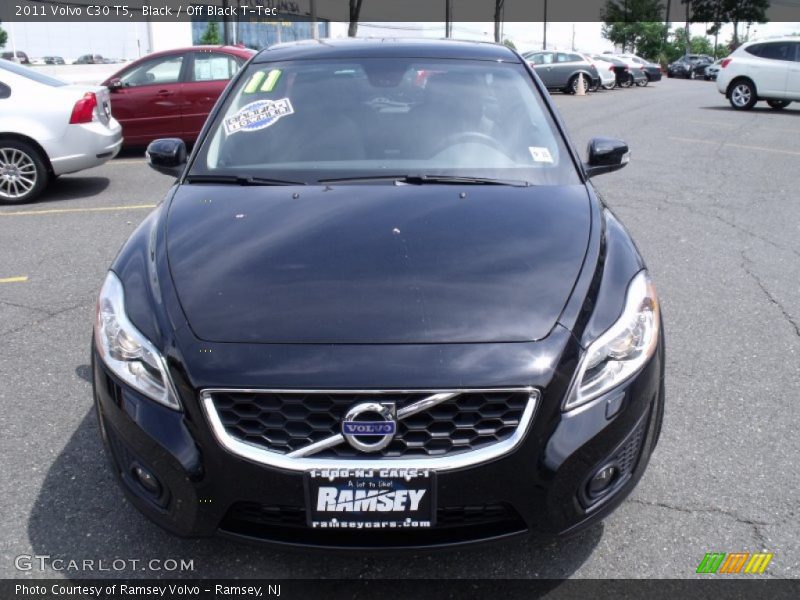 Black / Off Black T-Tec 2011 Volvo C30 T5