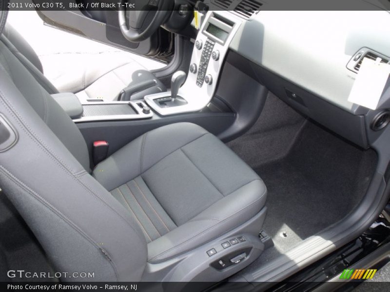 Black / Off Black T-Tec 2011 Volvo C30 T5