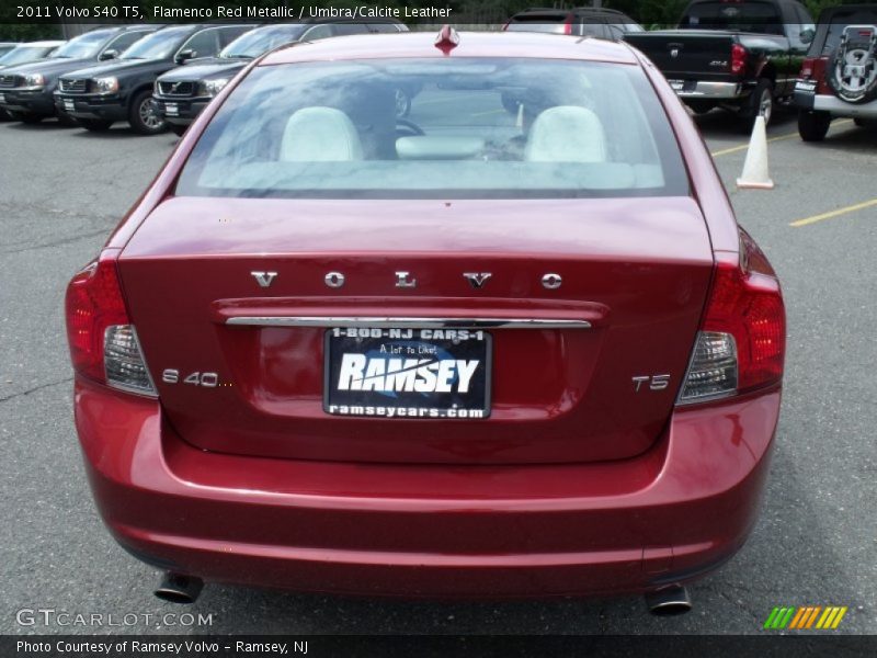 Flamenco Red Metallic / Umbra/Calcite Leather 2011 Volvo S40 T5