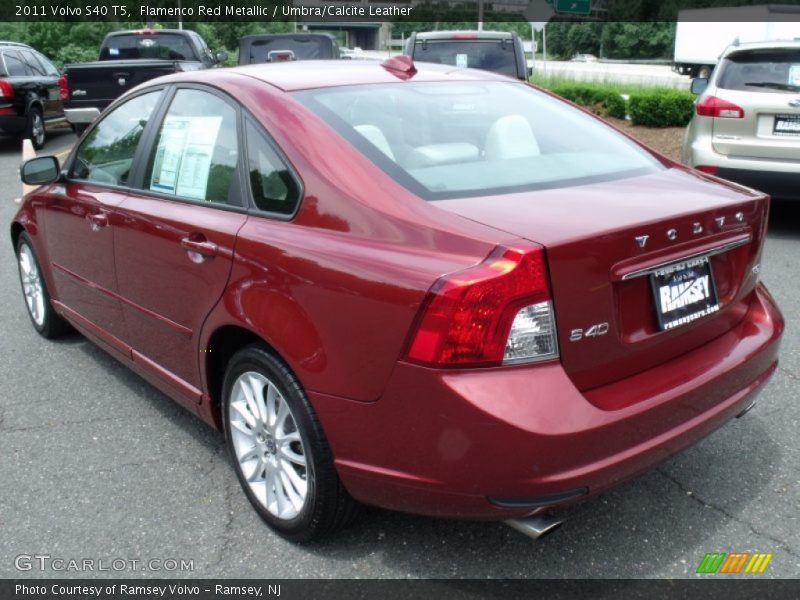 Flamenco Red Metallic / Umbra/Calcite Leather 2011 Volvo S40 T5