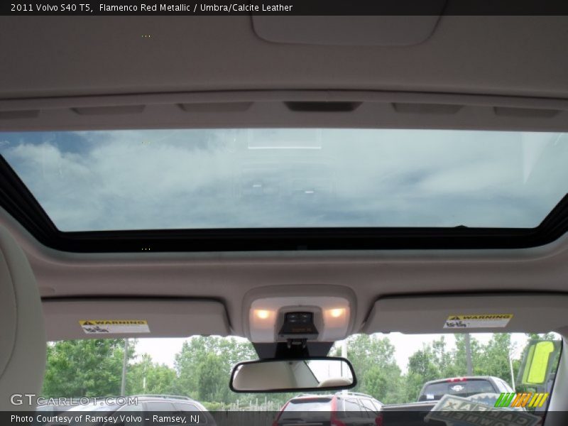 Flamenco Red Metallic / Umbra/Calcite Leather 2011 Volvo S40 T5