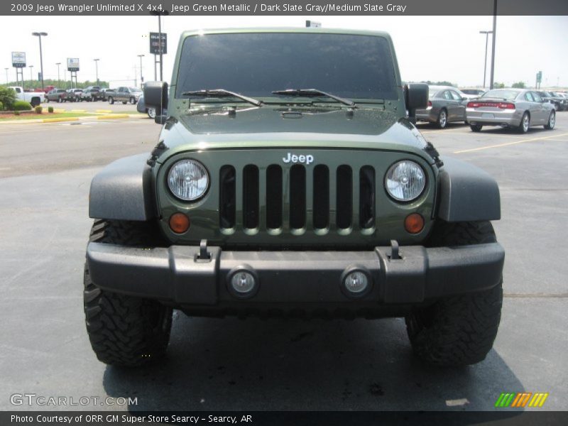 Jeep Green Metallic / Dark Slate Gray/Medium Slate Gray 2009 Jeep Wrangler Unlimited X 4x4