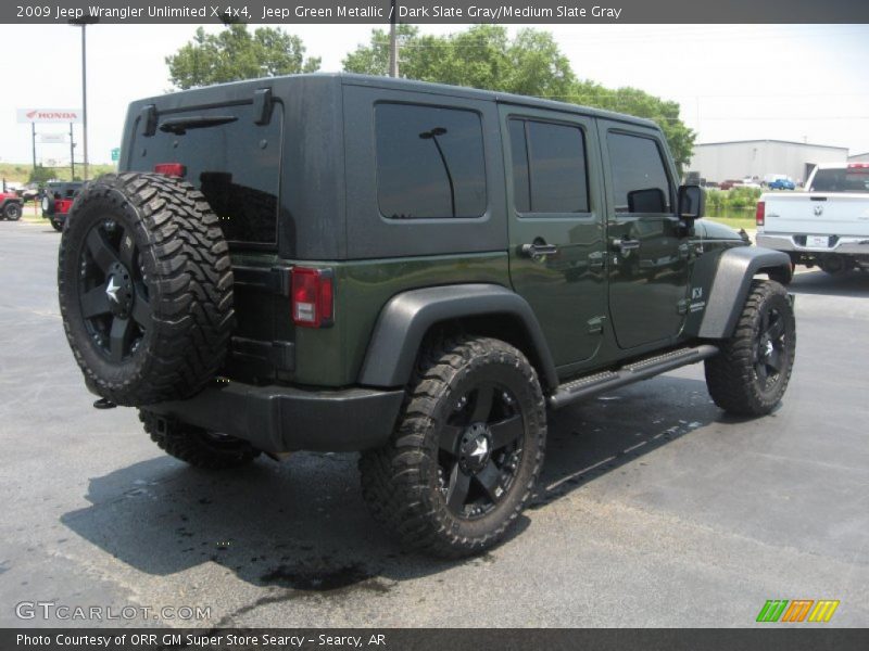 Jeep Green Metallic / Dark Slate Gray/Medium Slate Gray 2009 Jeep Wrangler Unlimited X 4x4