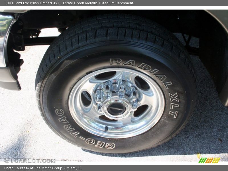 Estate Green Metallic / Medium Parchment 2001 Ford Excursion Limited 4x4