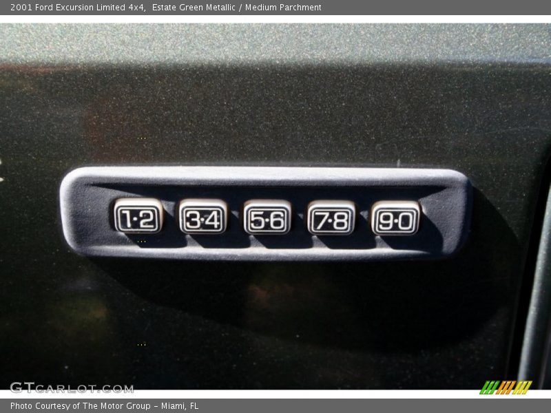 Estate Green Metallic / Medium Parchment 2001 Ford Excursion Limited 4x4