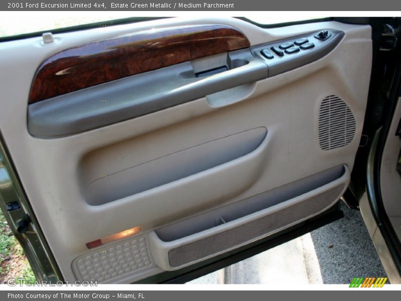 Estate Green Metallic / Medium Parchment 2001 Ford Excursion Limited 4x4