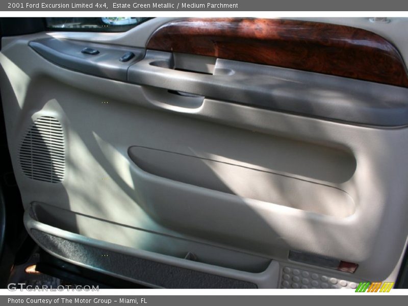 Estate Green Metallic / Medium Parchment 2001 Ford Excursion Limited 4x4