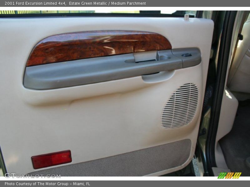 Estate Green Metallic / Medium Parchment 2001 Ford Excursion Limited 4x4