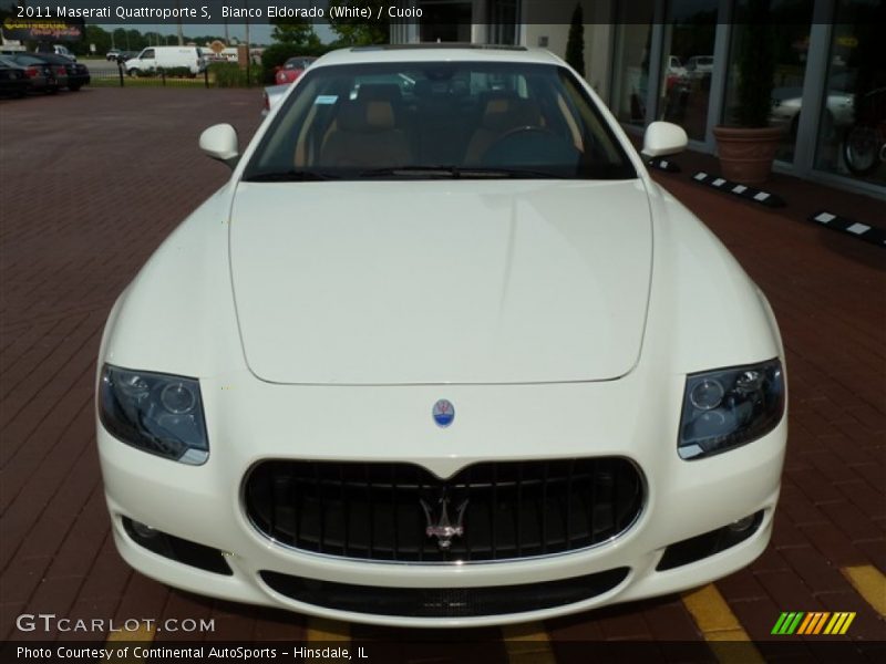 Bianco Eldorado (White) / Cuoio 2011 Maserati Quattroporte S