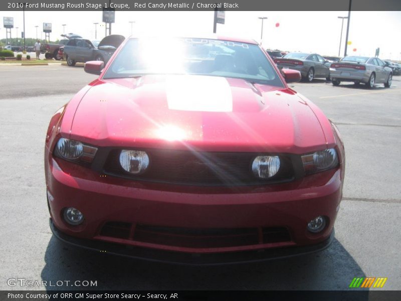 Red Candy Metallic / Charcoal Black 2010 Ford Mustang Roush Stage 1 Coupe