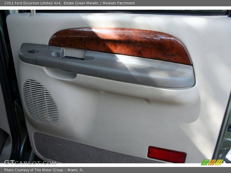 Estate Green Metallic / Medium Parchment 2001 Ford Excursion Limited 4x4