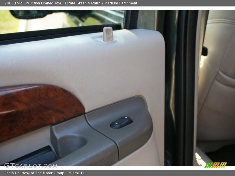 Estate Green Metallic / Medium Parchment 2001 Ford Excursion Limited 4x4