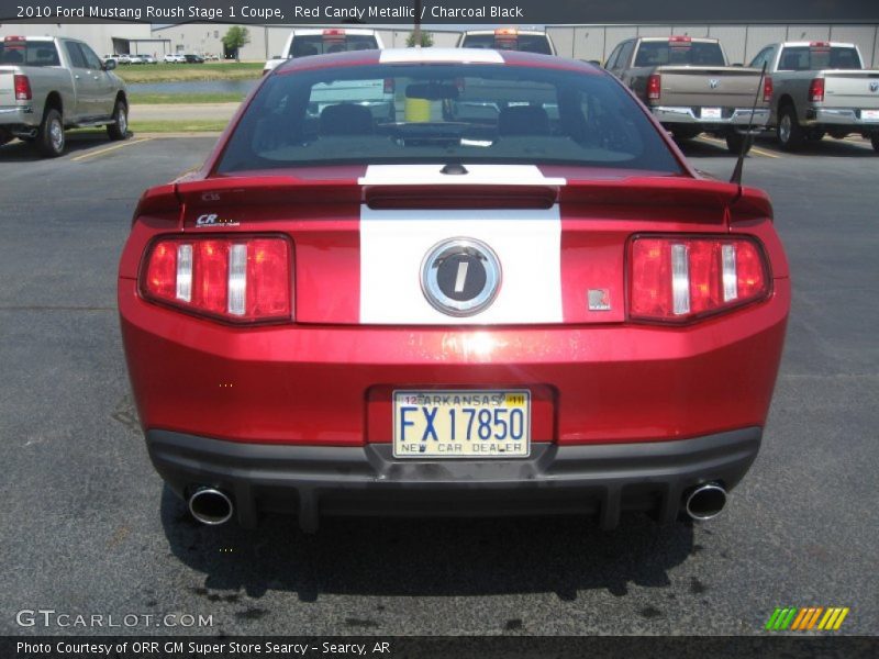 Red Candy Metallic / Charcoal Black 2010 Ford Mustang Roush Stage 1 Coupe