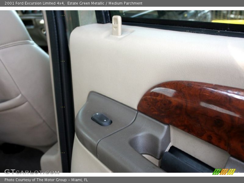 Estate Green Metallic / Medium Parchment 2001 Ford Excursion Limited 4x4