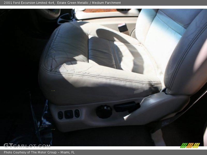 Estate Green Metallic / Medium Parchment 2001 Ford Excursion Limited 4x4