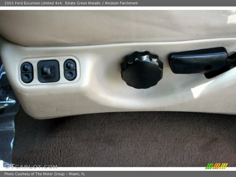 Estate Green Metallic / Medium Parchment 2001 Ford Excursion Limited 4x4