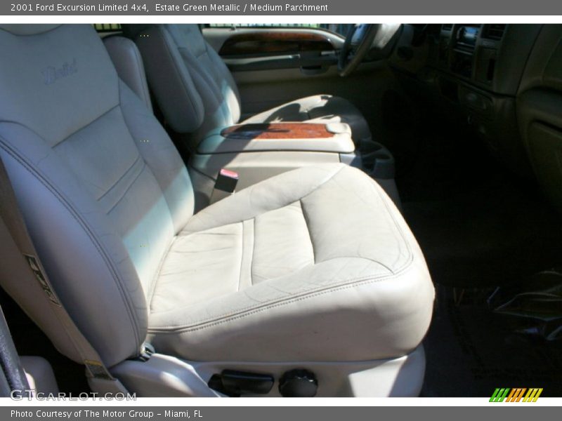 Estate Green Metallic / Medium Parchment 2001 Ford Excursion Limited 4x4