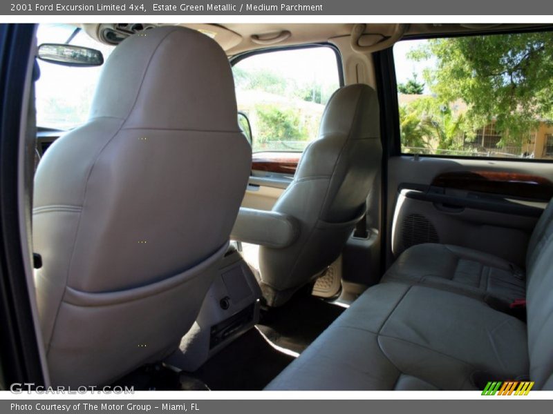 Estate Green Metallic / Medium Parchment 2001 Ford Excursion Limited 4x4