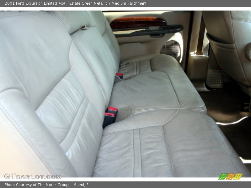 Estate Green Metallic / Medium Parchment 2001 Ford Excursion Limited 4x4