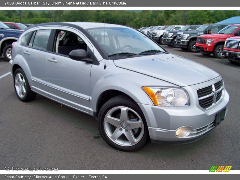 Bright Silver Metallic / Dark Slate Gray/Blue 2009 Dodge Caliber R/T