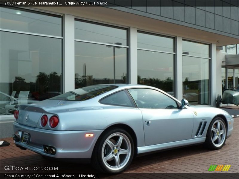 Grigio Alloy / Blue Medio 2003 Ferrari 575M Maranello F1