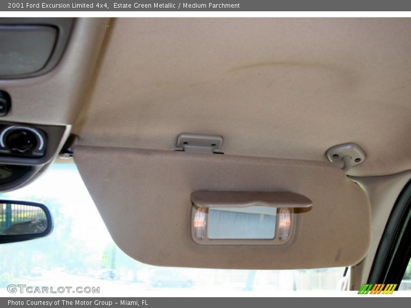 Estate Green Metallic / Medium Parchment 2001 Ford Excursion Limited 4x4