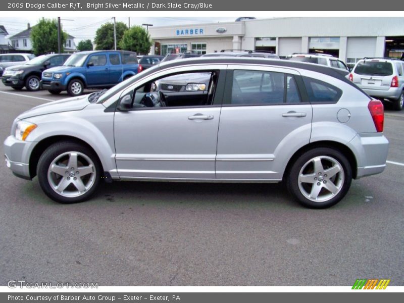 Bright Silver Metallic / Dark Slate Gray/Blue 2009 Dodge Caliber R/T
