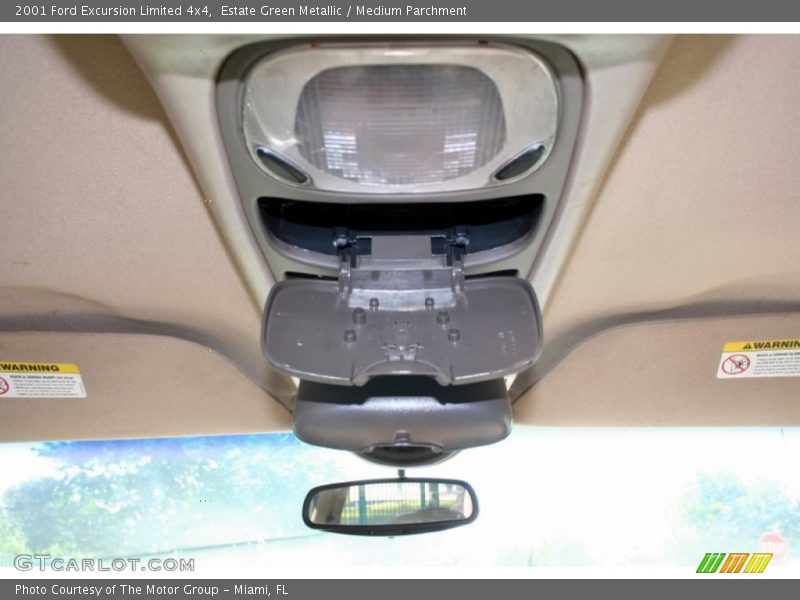 Estate Green Metallic / Medium Parchment 2001 Ford Excursion Limited 4x4