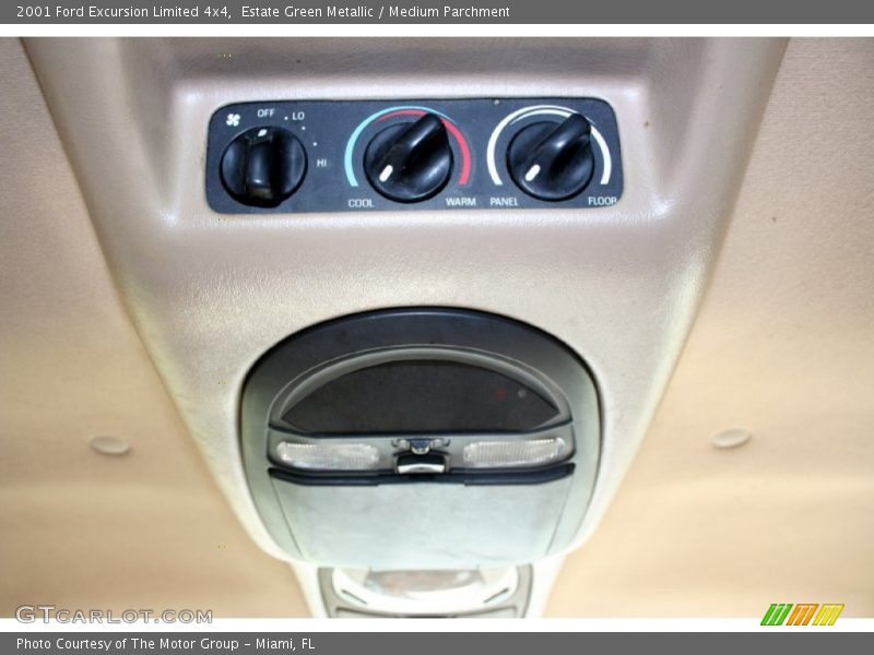 Estate Green Metallic / Medium Parchment 2001 Ford Excursion Limited 4x4