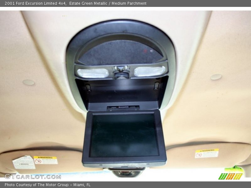 Estate Green Metallic / Medium Parchment 2001 Ford Excursion Limited 4x4