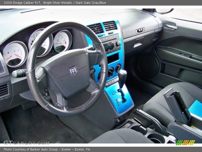 Bright Silver Metallic / Dark Slate Gray/Blue 2009 Dodge Caliber R/T