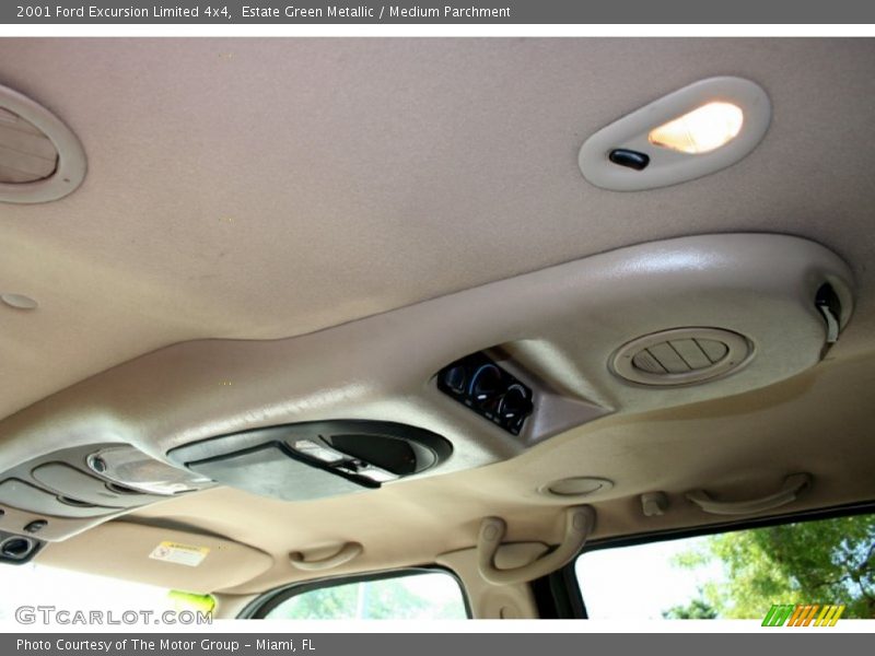 Estate Green Metallic / Medium Parchment 2001 Ford Excursion Limited 4x4