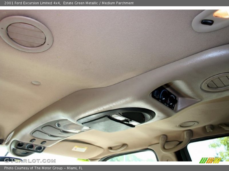 Estate Green Metallic / Medium Parchment 2001 Ford Excursion Limited 4x4