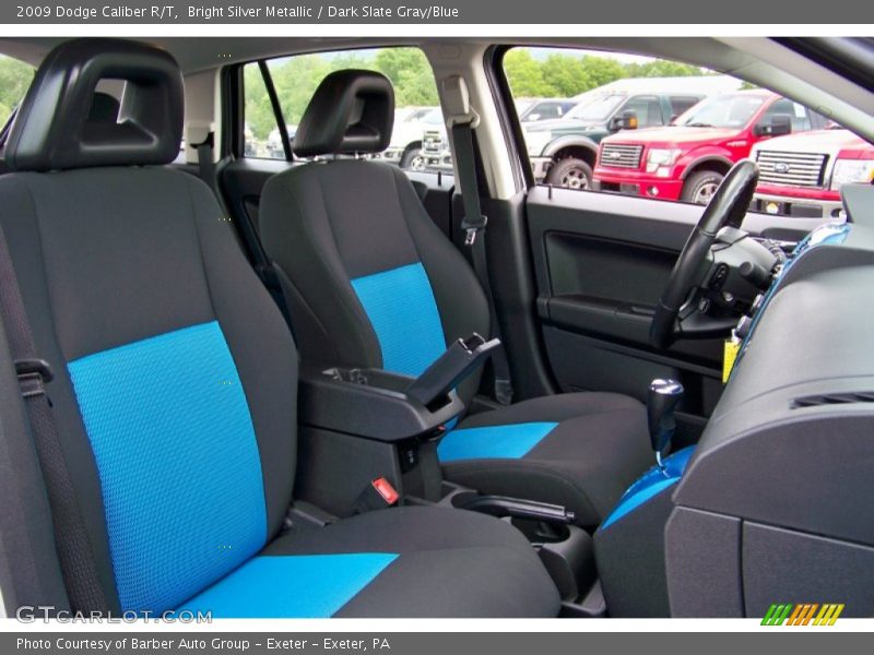 Bright Silver Metallic / Dark Slate Gray/Blue 2009 Dodge Caliber R/T