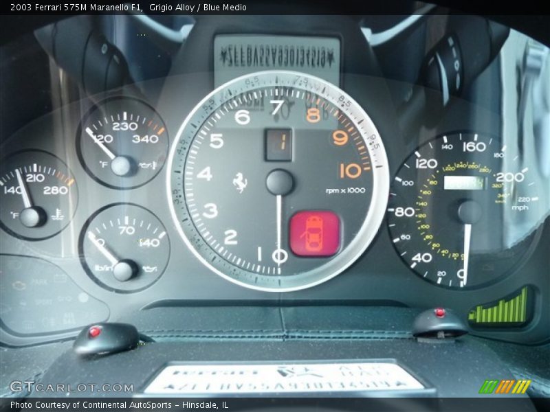  2003 575M Maranello F1 F1 Gauges
