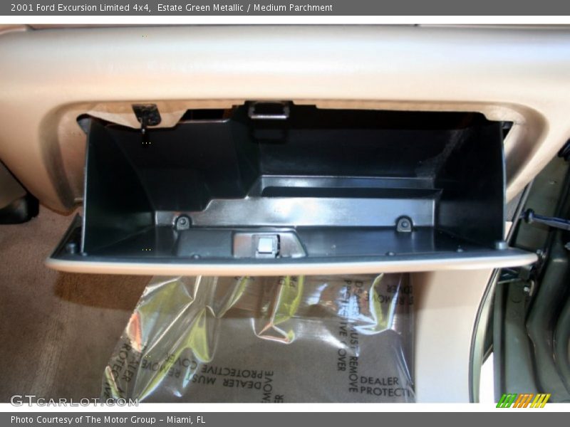 Estate Green Metallic / Medium Parchment 2001 Ford Excursion Limited 4x4