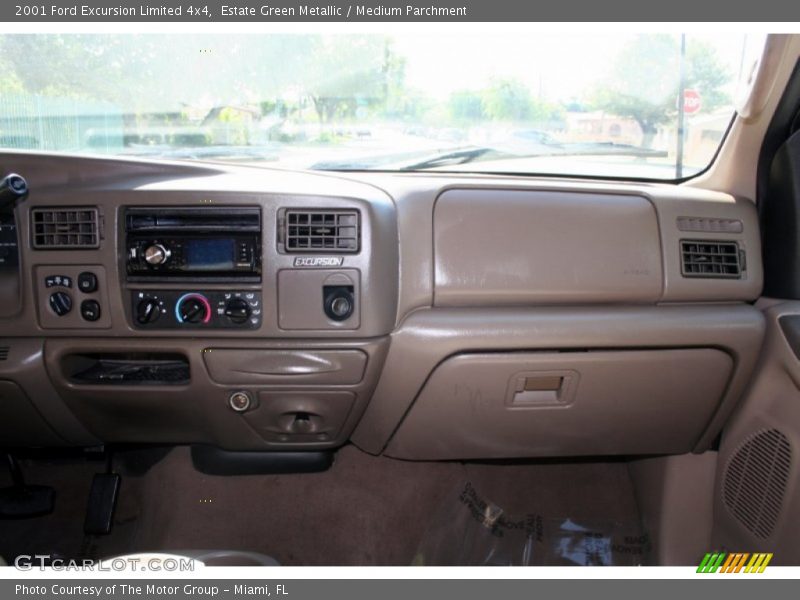 Estate Green Metallic / Medium Parchment 2001 Ford Excursion Limited 4x4