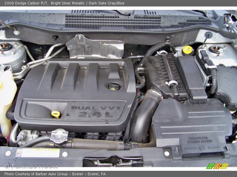 Bright Silver Metallic / Dark Slate Gray/Blue 2009 Dodge Caliber R/T