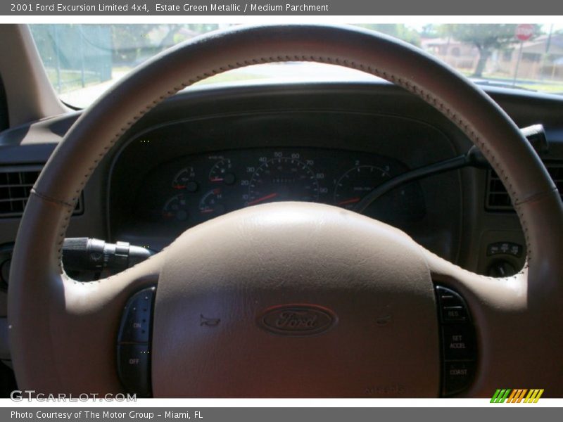 Estate Green Metallic / Medium Parchment 2001 Ford Excursion Limited 4x4