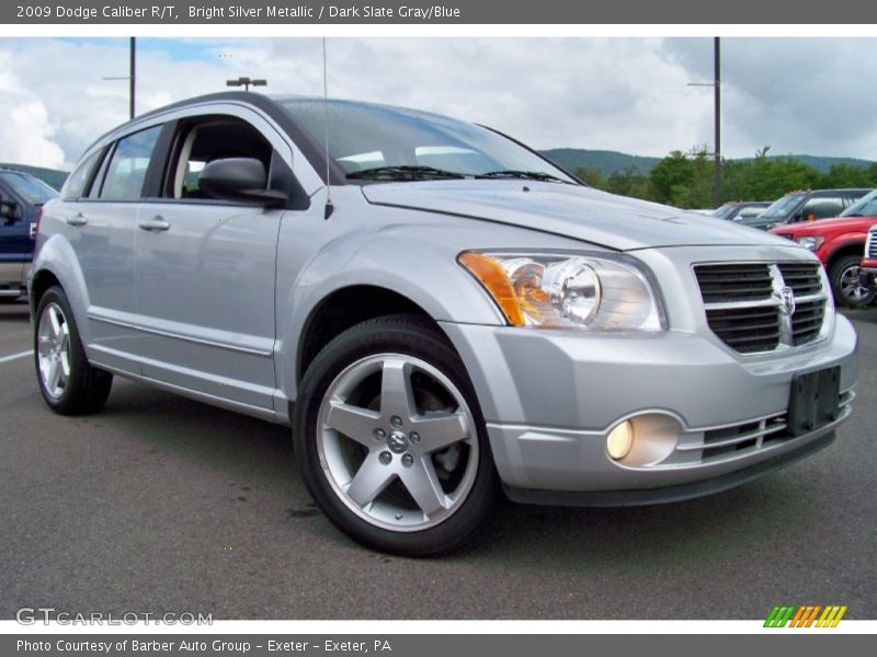 Bright Silver Metallic / Dark Slate Gray/Blue 2009 Dodge Caliber R/T