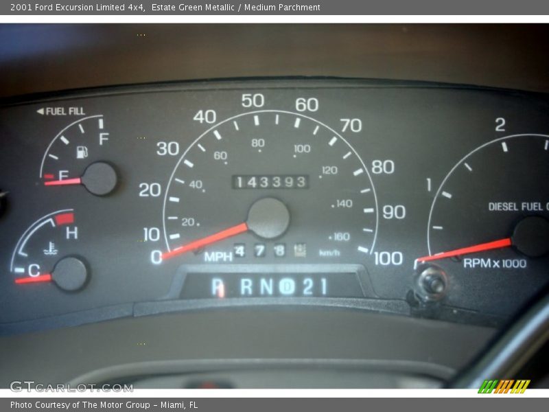  2001 Excursion Limited 4x4 Limited 4x4 Gauges