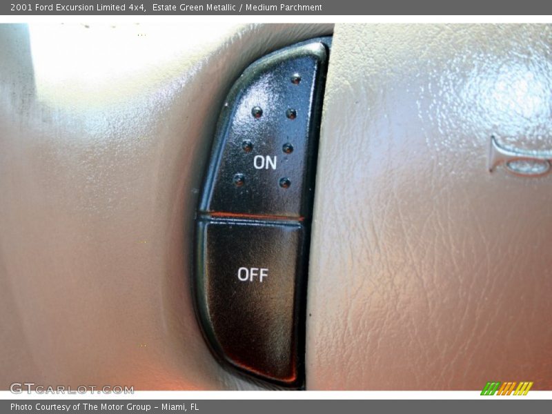 Controls of 2001 Excursion Limited 4x4
