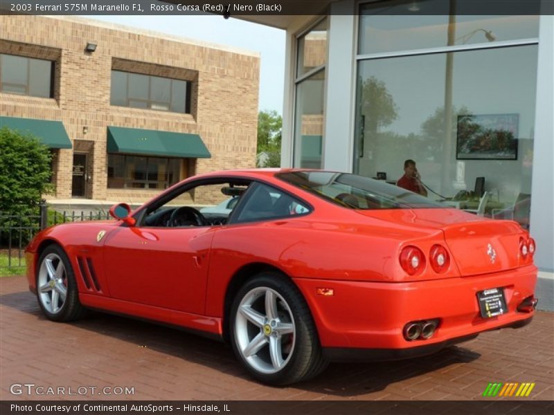Rosso Corsa (Red) / Nero (Black) 2003 Ferrari 575M Maranello F1