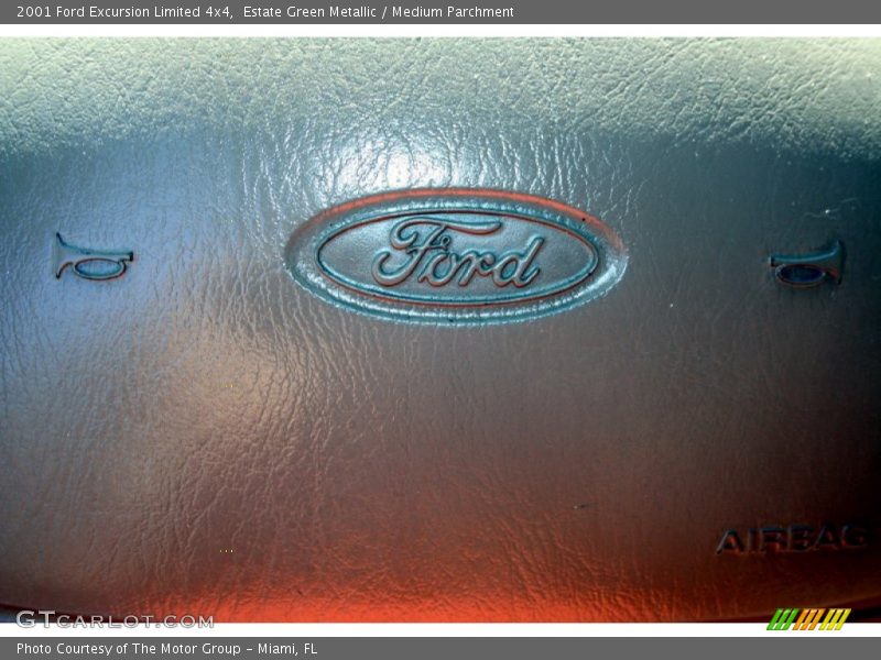 Estate Green Metallic / Medium Parchment 2001 Ford Excursion Limited 4x4