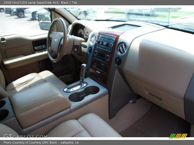 Black / Tan 2008 Ford F150 Lariat SuperCrew 4x4