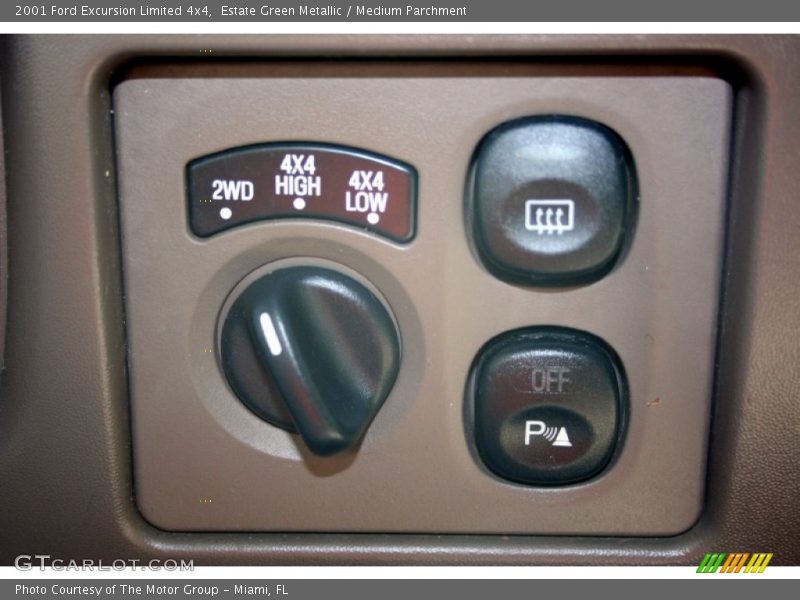 Controls of 2001 Excursion Limited 4x4