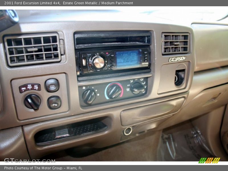 Estate Green Metallic / Medium Parchment 2001 Ford Excursion Limited 4x4